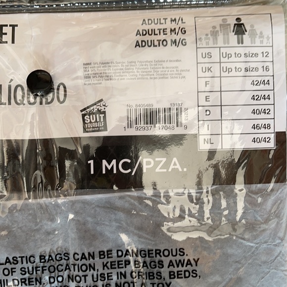 Adult Liquid Catsuits: Red & Black! New! - Picture 4 of 11